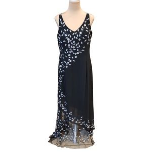 Gorgeous Fiesta Hand Beaded Evening Gown 1X Special Occasion Formal Dress